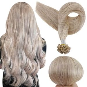 Remy Hair extensions U tip 24” blonde p18/613